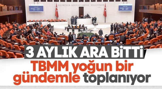 TBMM 6. Yasama yılı bugün başlıyor