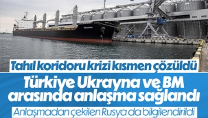 Türkiye, Ukrayna ve BM arasında tahıl koridoru anlaşması