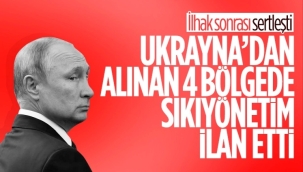 Vladimir Putin, ilhak edilen 4 bölgede sıkıyönetim ilan etti