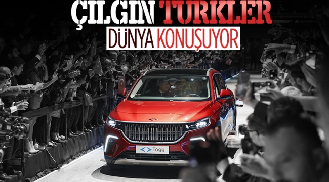 Yerli otomobil Togg dünyada büyük yankı uyandırdı