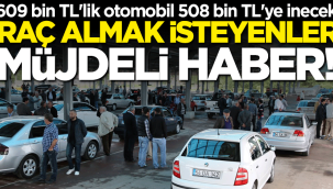 Araç almak isteyenlere müjdeli haber!