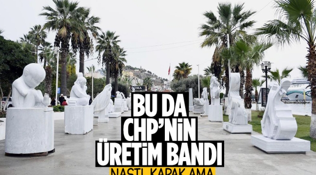 CHP'li Kuşadası Belediyesi sahili heykellerle doldurdu