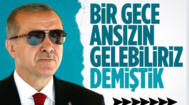Cumhurbaşkanı Erdoğan, terör operasyonunun işaretini vermişti
