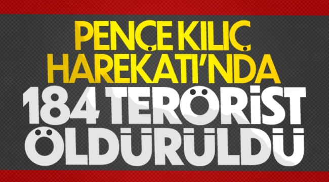 Hulusi Akar: Pençe-Kılıç Harekatı'nda 184 terörist etkisiz hale getirildi
