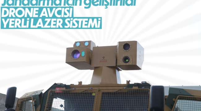 Jandarma Araca Monte Milli Lazer Sistemi tanıtıldı