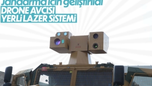 Jandarma Araca Monte Milli Lazer Sistemi tanıtıldı