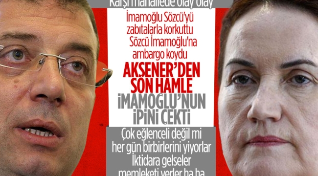 Muhalefet Ekrem İmamoğlu'nun gerçek yüzünü gördü, adaylık planları değişti