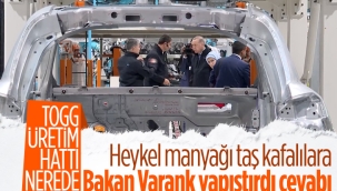 Mustafa Varank paylaştı: Cumhurbaşkanı Erdoğan Togg fabrikasını gezdi