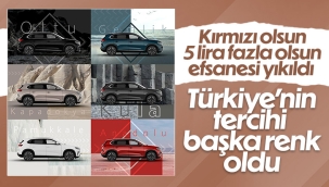 Togg'un en beğenilen rengi belli oldu