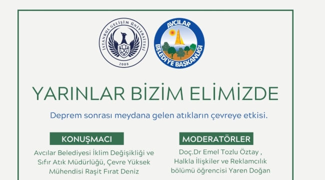 ATIK YÖNETİMİ BİZİM ELİMİZDE!