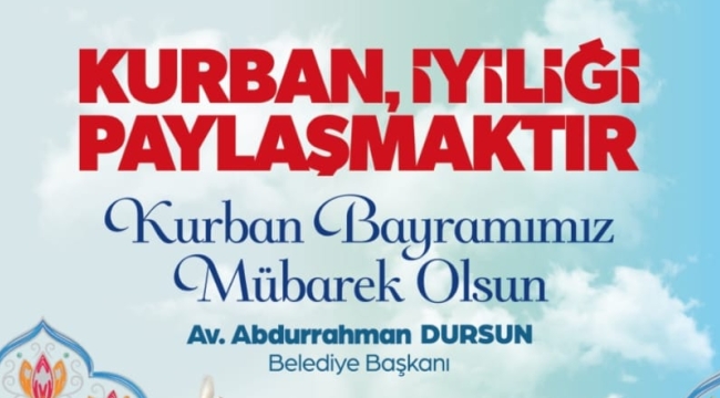 Sultangazi Belediyesi Kurban Bayramı Tebriği