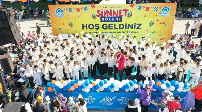 Sultangazi Belediyesi Sünnet Şöleni düzenledi 