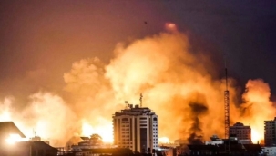 Son Dakika Gazzeye bombardıman başladı son 3 saate 230 sehit
