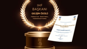 THF'ye IHF'den 'Gelişim' ödülü