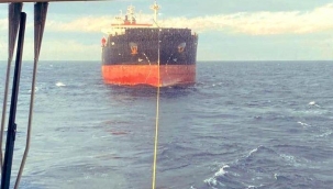 Çanakkale Boğazı'nda sürüklenen tanker kurtarıldı!