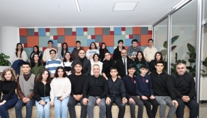 Lise öğrencilerinden başkan Dursun'a ziyaret