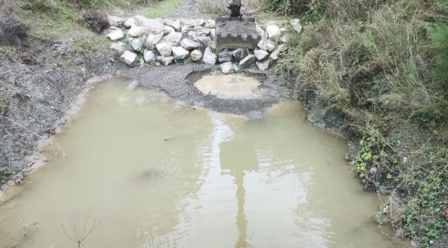 Manisa Yunusemre'de biriktirme havuzlarına temizlik