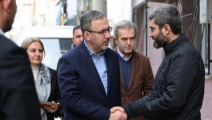 Dr. Mehmet Kasapoğlu'ndan Oğuz Erge'nin ailesine ziyaret