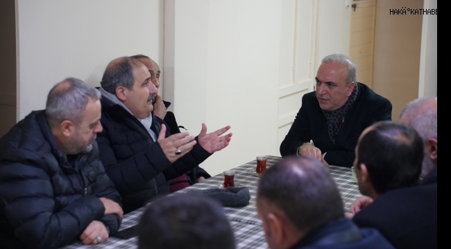 BAŞKAN FERHAT EPÖZDEMİR BİTLİS İLİ TAŞHARMAN KÖYÜ DERNEĞİNİ ZİYARET ETTİ.