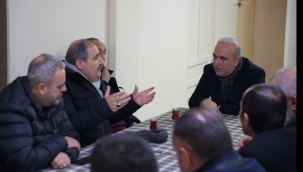 BAŞKAN FERHAT EPÖZDEMİR BİTLİS İLİ TAŞHARMAN KÖYÜ DERNEĞİNİ ZİYARET ETTİ.