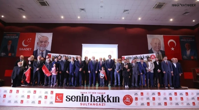 Sultangazi Saadet 1000 kişiyle Aday tanıtım toplantısı yaptı