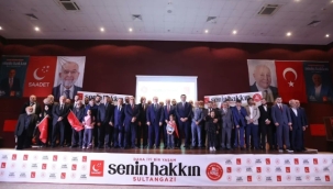 Sultangazi Saadet 1000 kişiyle Aday tanıtım toplantısı yaptı