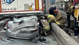 Kuzey Marmara Otoyolu'ndan feci şekilde can vermişlerdi! 3 öğretmen Düzce'de toprağa verildi