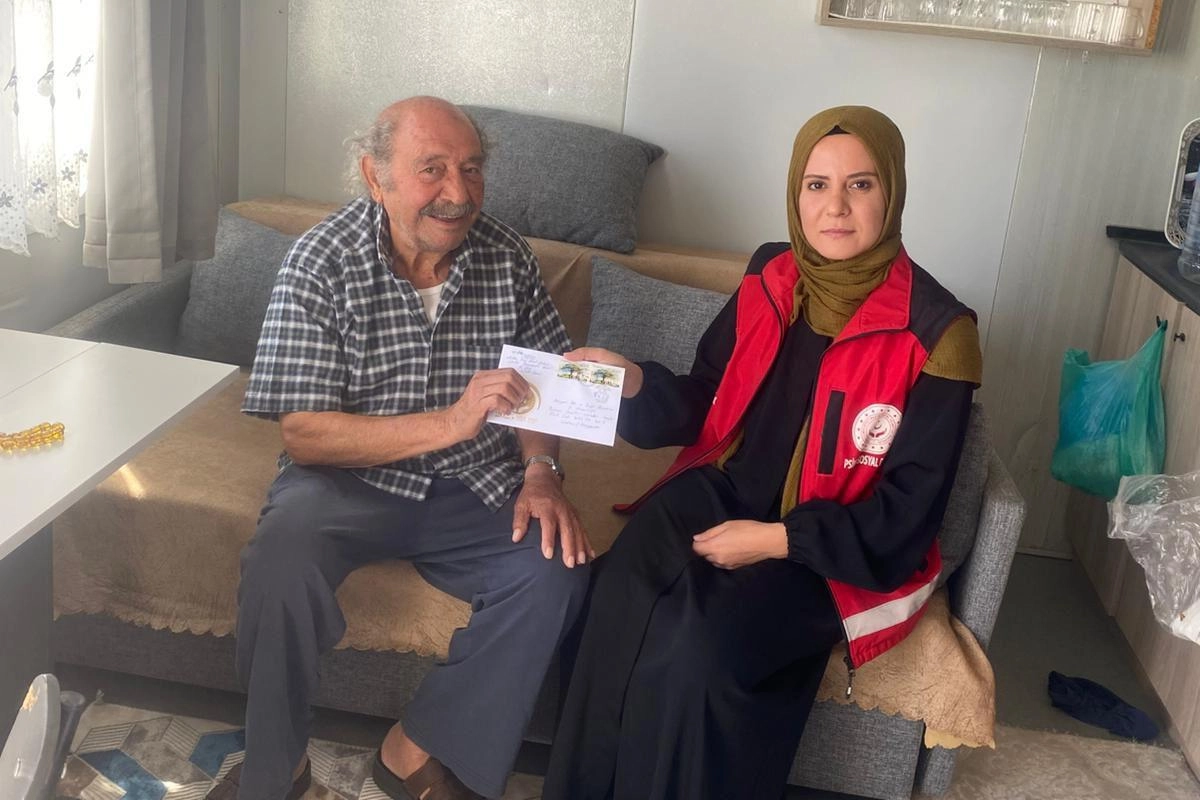 Bursa'dan Adıyaman'a duygu dolu mektup