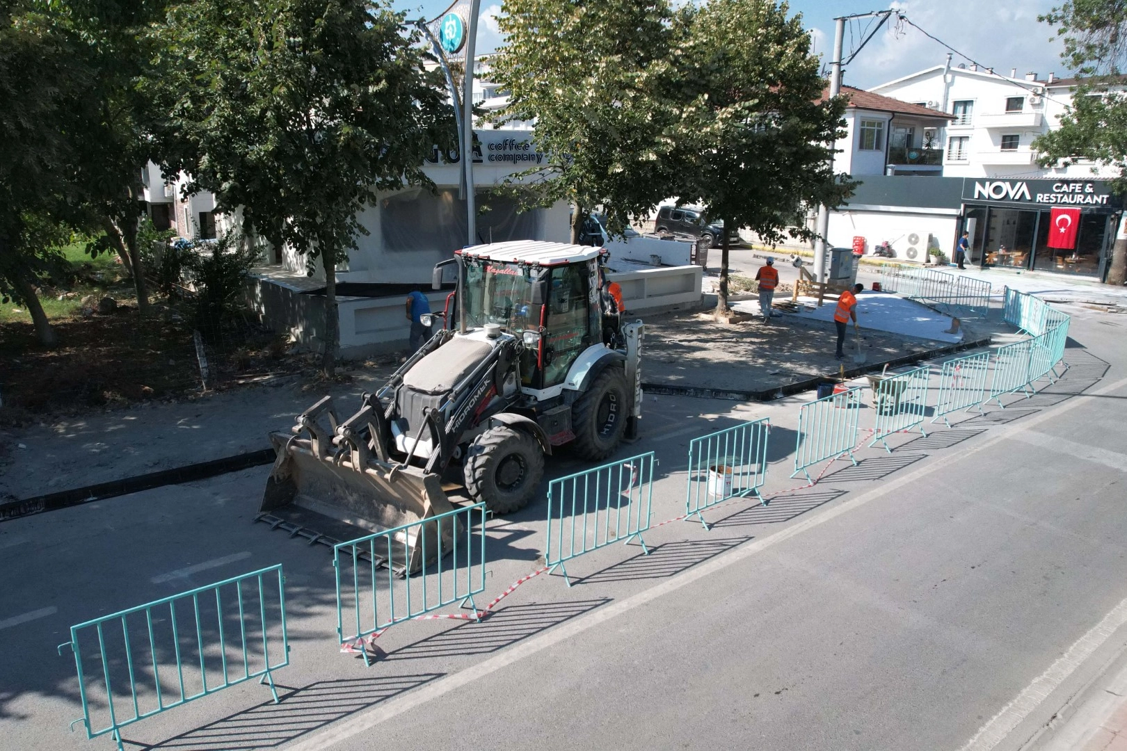 Kocaeli Başiskele sahilinde üstyapı hamlesi