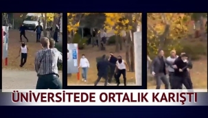 Hacettepe Üniversitesi'nde ortalık karıştı! Ellerinde palalarla saldırdılar