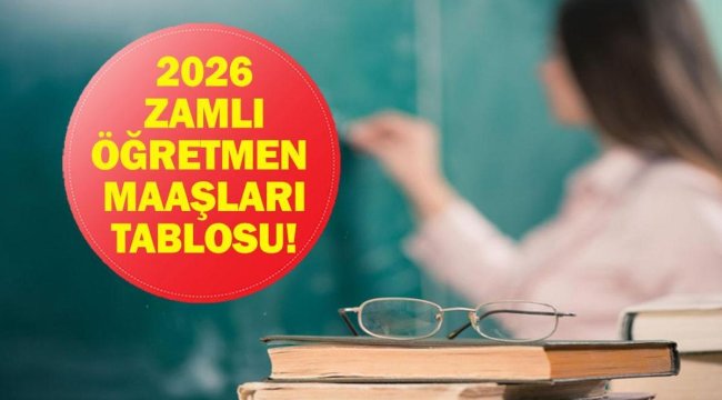 2026 ZAMLI ÖĞRETMEN MAAŞLARI: 5 Aylık Enflasyon Farkı Öğretmen Maaşı Ne Kadar Olacak? İşte 2026 Ocak Öğretmen Maaşı Hesaplama Tablosu!
