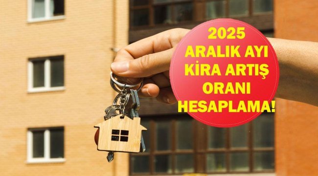 ARALIK AYI KİRA ZAMMI HESAPLAMA: Aralık ayı kira artış oranı belli oldu! TEFE-TÜFE ile Aralık ayı ev ve iş yeri kira zammı ne oldu? İşte kira zammı hesaplama örnekleri | Video