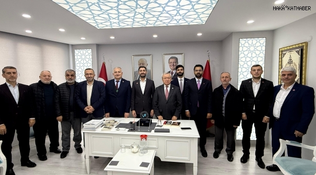 Uclg-mewa Genel sekreteri ve heyeti Saadet partisi gop u ziyaret etti