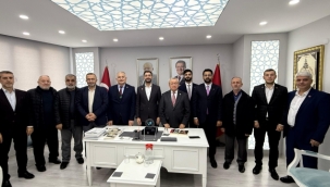 Uclg-mewa Genel sekreteri ve heyeti Saadet partisi gop u ziyaret etti