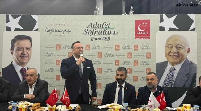 ​Gaziosmanpaşa'da Muazzam Katılım: Saadet Partisi "Adalet Sofrası"nda Siyasi Yelpazeyi Buluşturdu
