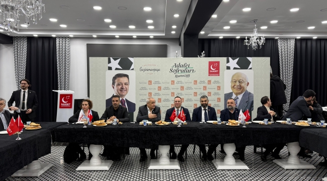 ​Gaziosmanpaşa'da Muazzam Katılım: Saadet Partisi "Adalet Sofrası"nda Siyasi Yelpazeyi Buluşturdu