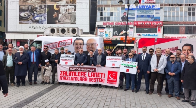 Saadet Gop dan Zalimlere Lanet Basin Açiklamasi