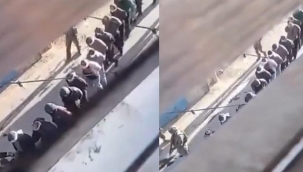 Yine İsrail yine skandal... Hem gözlerini hem ellerini bağladılar