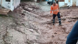 Artvin'de şiddetli sağanak! Dereler taştı