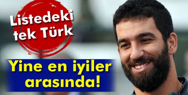 Arda Turan en iyi 100 futbolcu listesinde