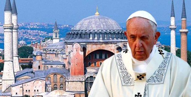 Ayasofya açıklamalarının ardından Papa'ya zor soru: Cordoba için de acı çekiyor mu?