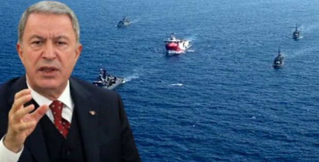 Bakan Akar'dan Doğu Akdeniz mesajı: Tansiyonun düşmesi için bazılarının sadece susması yeter