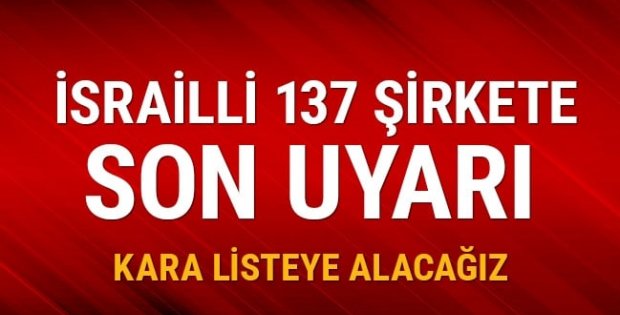 BM'den İsrailli şirketlere 'kara liste' uyarısı