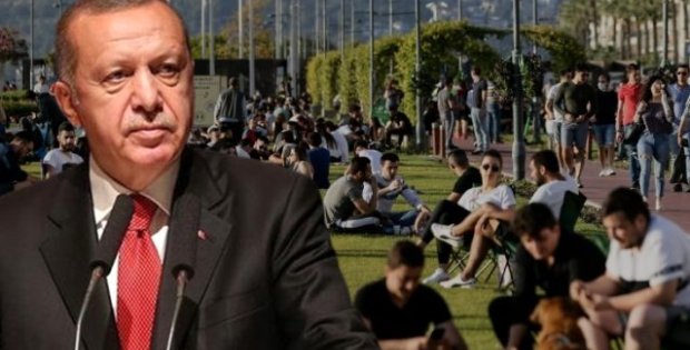 Cumhurbaşkanı Erdoğan, hafta sonu oluşan kalabalık görüntülerle ilgili uyarı yaptı: Yaptıkları iş doğru değil