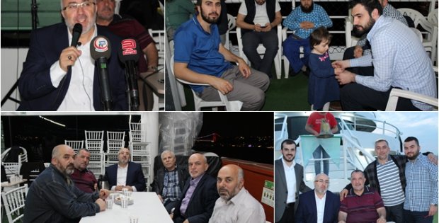 DİN BİRDER GELENEKSEL BOĞAZ DA İFTAR İ YİNE ÇOK RENKLİ GEÇTİ
