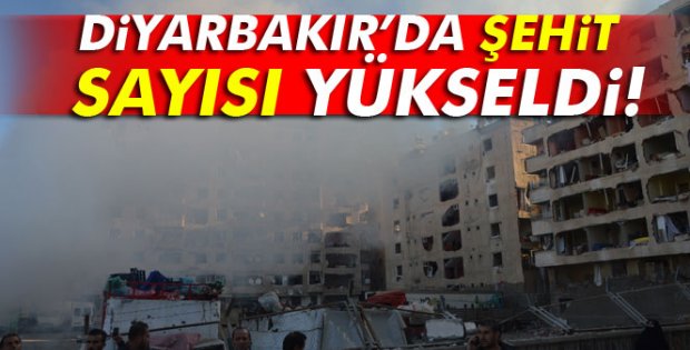 Diyarbakır'da şehit sayısı 9'a yükseldi