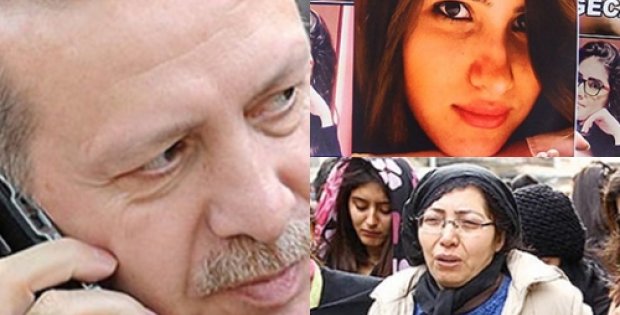Erdoğan çiftinden Özgecan'ın ailesine taziye telefonu