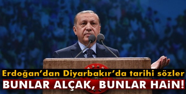 Erdoğan'dan Diyarbakır'da tarihi sözler!