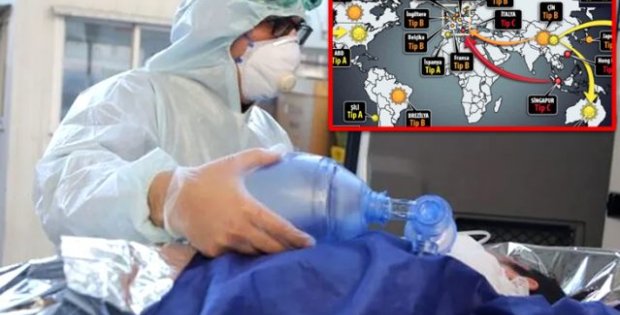 Harita yayınlayan bilim insanları korkunç gerçeği ortaya koydu: Virüs 3 koldan saldırıyor