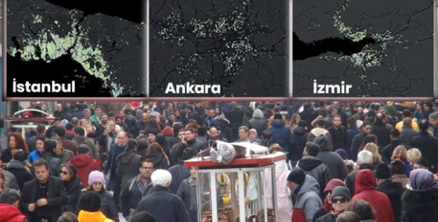 Koronavirüs salgınında İstanbul, Ankara ve İzmir'de en riskli ilçeler